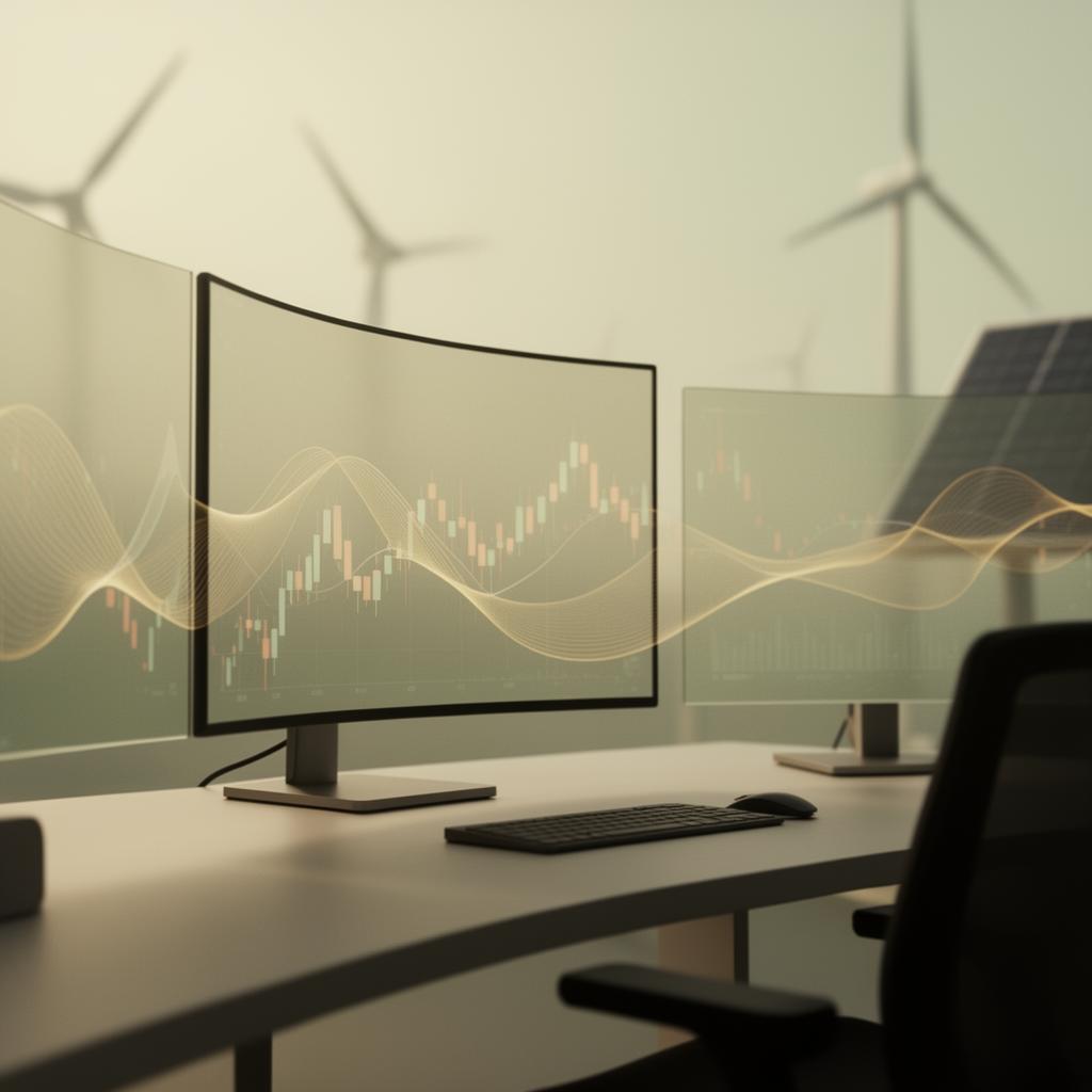 Energy trading dashboards with portfolio analytics and renewable asset overlays